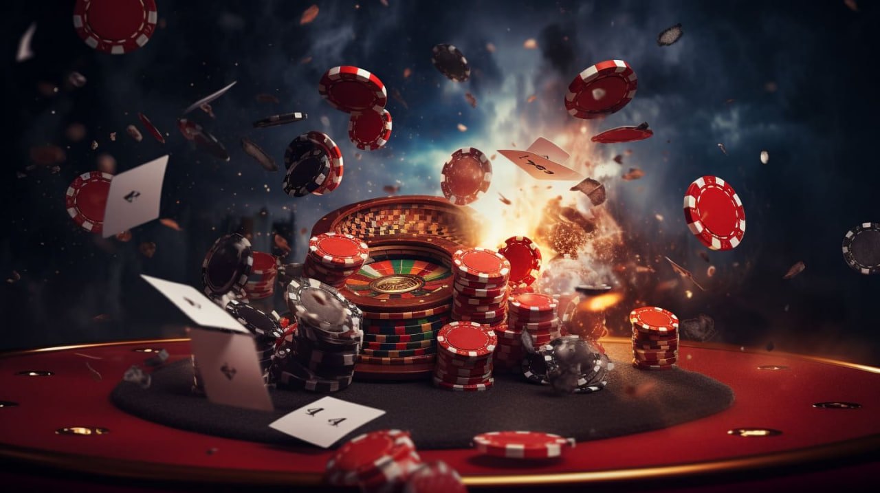 ygn ကတ်ဂိမ်း Baccarat စားပွဲ ကစားနေသောပုံ